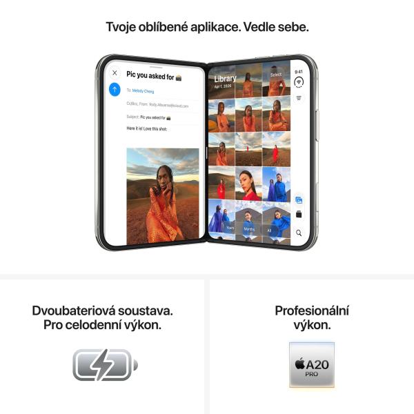 Apple iPhone Duo/ 2TB/ Nebesky biela 