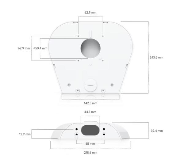 Ubiquiti UACC-AI-MS-2-AM-W, AI Multi Sensor 2 Camera Arm Mount, biela 