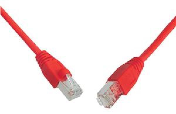 SOLARIX patch kabel CAT6 SFTP PVC 0, 5m červený