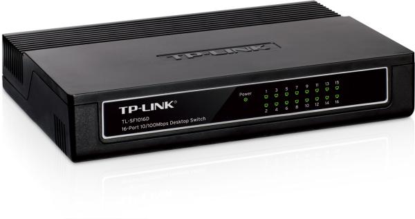 TP-Link TL-SF1016D 16x 10/ 100Mbps Desktop Switch
