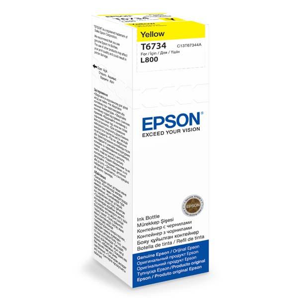 Epson T6734 Yellow ink 70ml pro L800