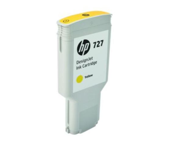 HP 727 300-ml Yellow DesignJet Ink Cartridge