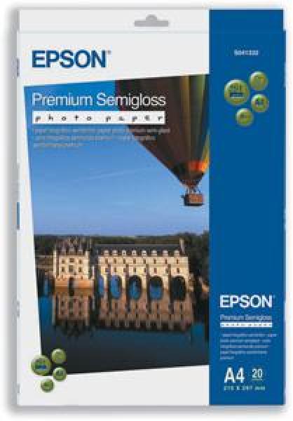 EPSON A4, Premium Semigloss Photo Paper (20listov)