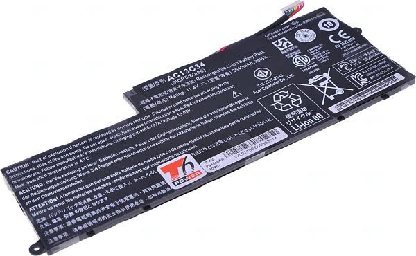 Batéria T6 Power Acer Aspire V5-122P, V5-132P, E3-111, E3-112, 2640mAh, 30Wh, 3cell, Li-pol