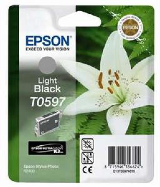EPSON Ink ctrg light black pre R2400 T0597