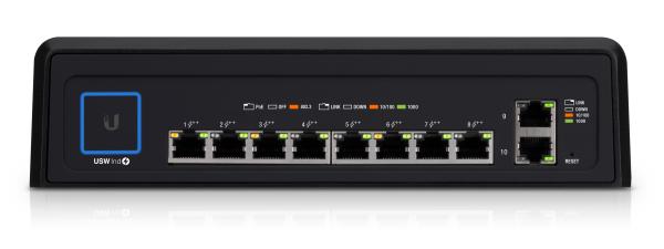 UBNT UniFi Switch USW-Industrial [10xGigabit,  8xPoE++ out 450W,  802.3at/ af/ bt,  20Gbps]