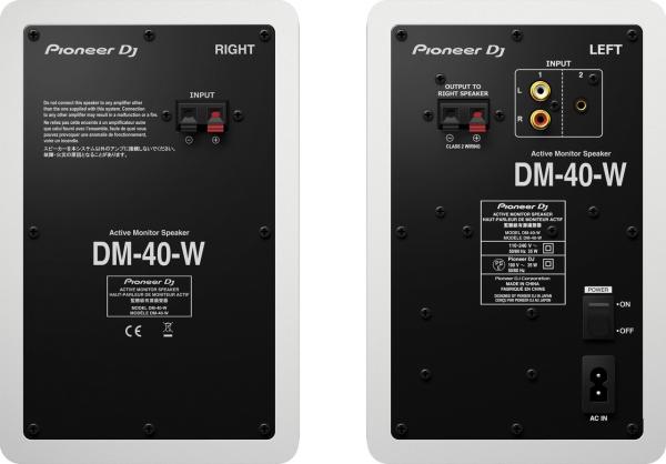 Pioneer DJ DM-40 2pás reproduktory bílé
