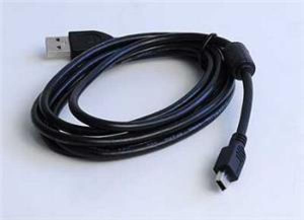 Kabel USB A-MINI 5PM 2.0 1, 8m HQ s ferrit. jádrem