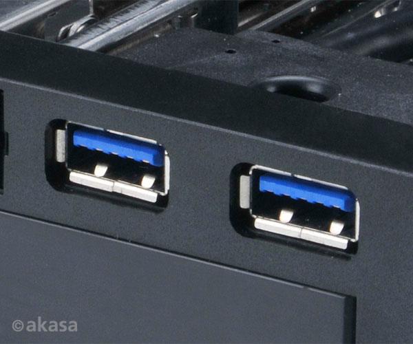 AKASA Lokstor M51 - 2.5 "a 3.5" HDD rack do 5, 25" 