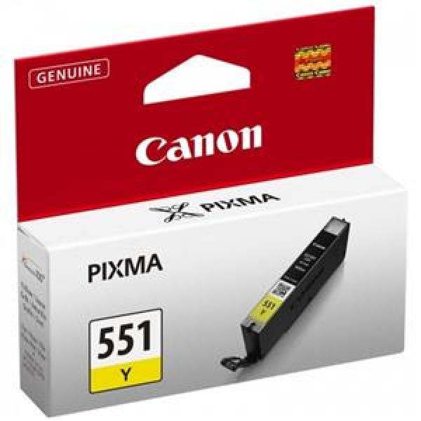 Canon CLI-551 Y, žltá