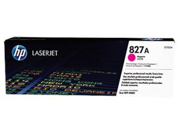 HP 827A Magenta LJ Toner Cart,  CF303A (32, 000 pages)