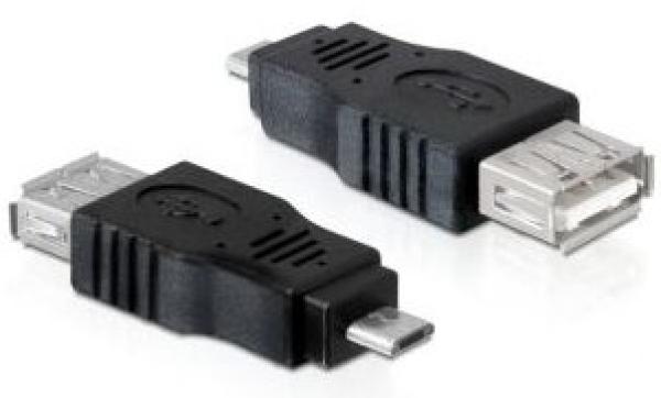 PremiumCord USB redukcia A/ female-MicroUSB/ male