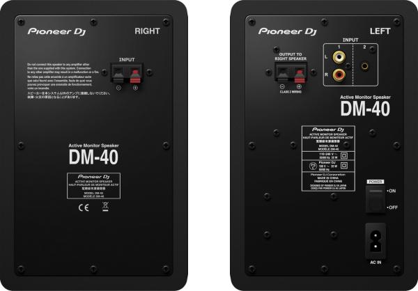 Pioneer DJ DM-40 2.pás. reproduktory černé