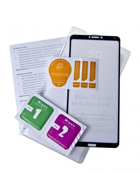Ochranné tvrzené sklo ALIGATOR PRINT černá, Xiaomi Redmi Note7, celoplošné lepení 