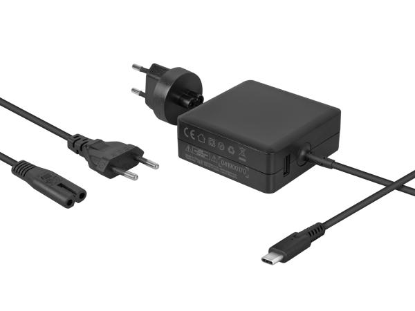 AVACOM nabíjací adaptér USB Type-C 65W Power Delivery + USB A
