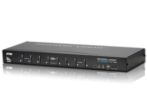 Aten 8-port DVI KVMP USB, 2port USB HUB, audio, 1.2m