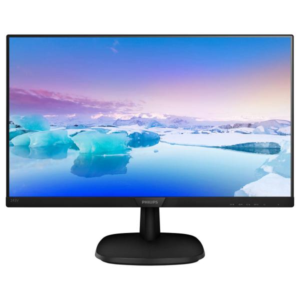 Philips/ 243V7QDAB/ 00/ 23, 8"/ IPS/ FHD/ 60Hz/ 5ms/ Black/ 3R