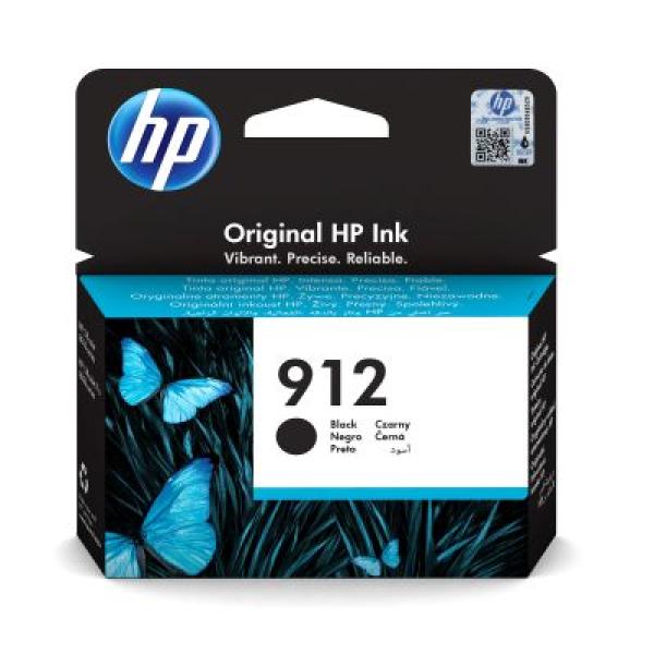 HP 912 ink. čierna 3YL80AE 