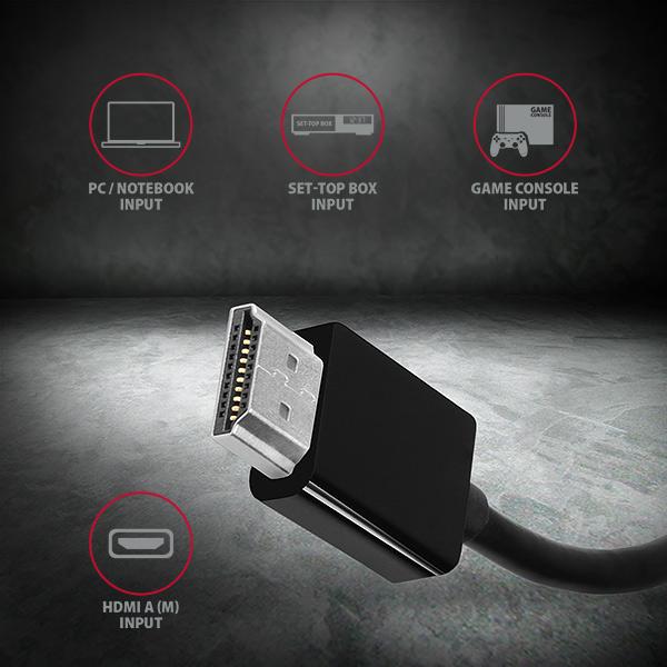 AXAGON RVH-VGN, HDMI -> VGA redukcia / adaptér, FullHD, 1920 * 1200 