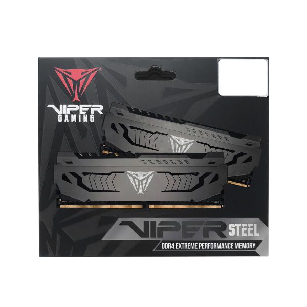 Patriot Viper Steel/ DDR4/ 16GB/ 3733MHz/ CL17/ 2x8GB/ Grey 