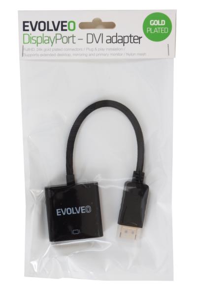 EVOLVEO DisplayPort - DVI adaptér 