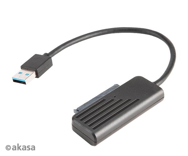 AKASA USB 3.1 adaptér pro 2, 5" HDD a SSD - 20 cm