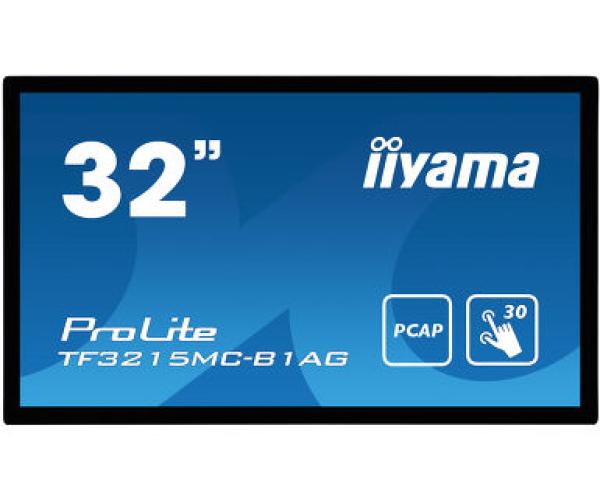 32" iiyama TF3215MC-B1AG: FullHD, capacitive, 500cd/ m2, VGA, HDMI, čierny