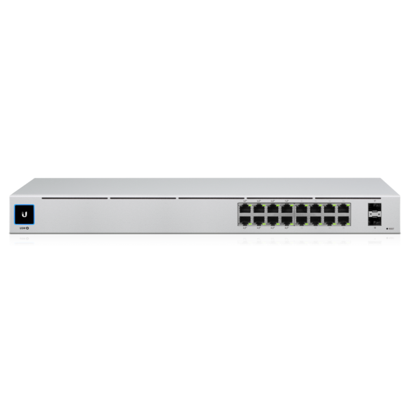 Ubiquiti UniFi switch Gen2 USW-16-POE 16x1000Mbps + 2x SFP   PoE/PoE+ Fanless (42W) 