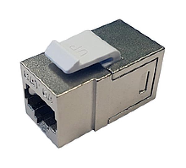 Spojka panelová CAT6A STP 8p8c RJ45/ RJ45 KRJ45/ 6AS-SH