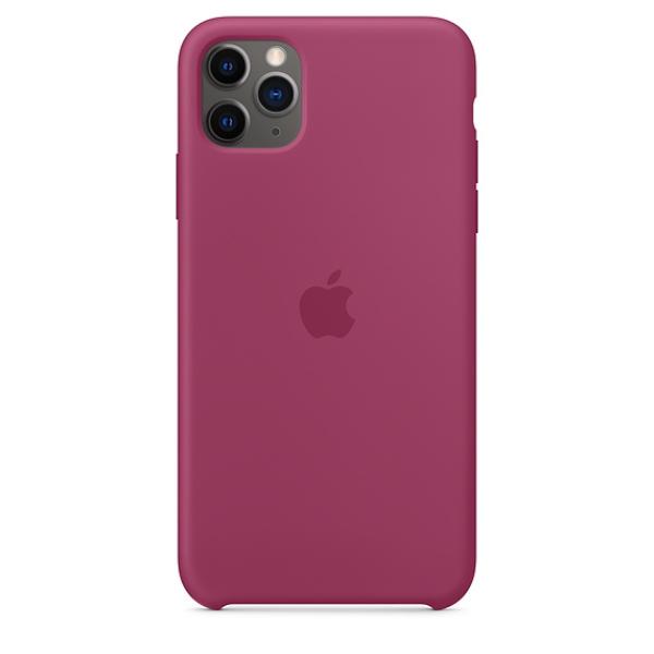 iPhone 11 Pre Max Silicone Case - Pomegranate