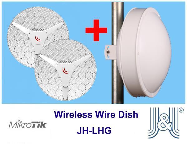 MikroTik KitLHGRad Wireless Wire Dish + Radomové zakrytovanie JH-LHG