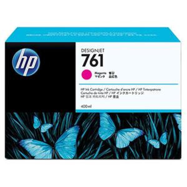 HP 761 Magenta DJ Ink Cart,  400 ml,  CM993A