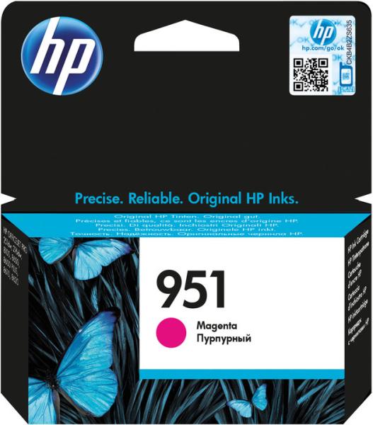 HP 951 Magenta Original Ink Cart,  CN051AE (700 pages)