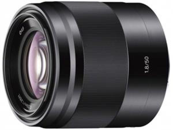 Sony objektiv SEL-50F18B, 50mm, F1, 8, černý pro NEX