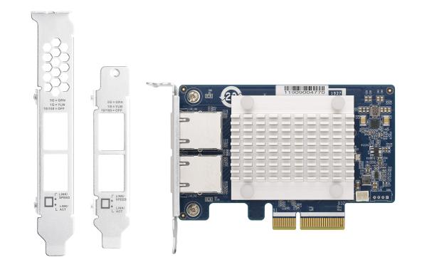 QNAP QXG-5G2T-111C - 5GbE (2 porty) PCIe karta pro PC i NAS 