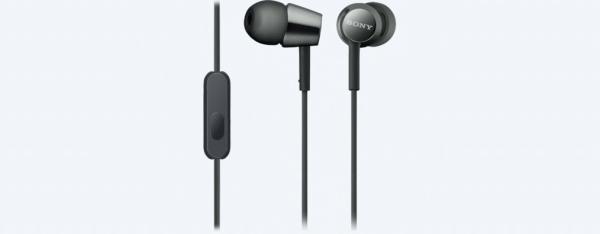 SONY slúchadlá MDR-EX155AP, čierne