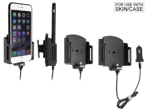 Brodiť držiak do auta na Apple iPhone 6 Plus v púzdre, nastaviteľný, s nabíjaním z cig. zapal./ USB