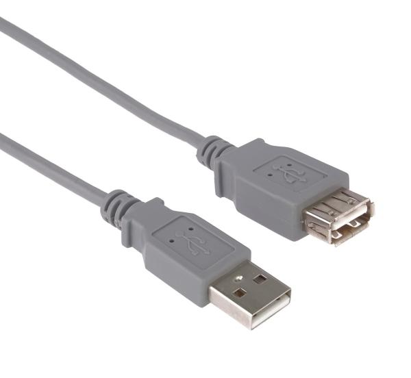 PremiumCord USB 2.0 kábel predlžovací, A-A, 5m