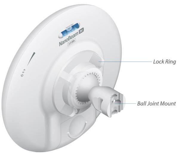 Ubiquiti NanoBeam 2AC-13, 2.4GHz MIMO, 2x13dBi, AirMAX AC 