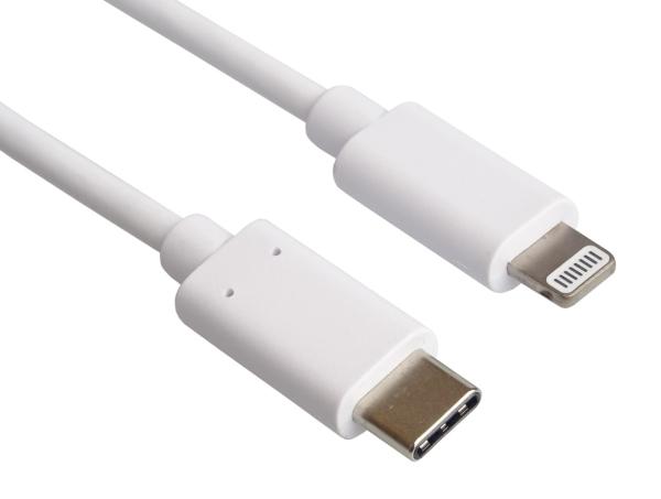 PremiumCord Lightning - USB-C™ USB nabíjací a dátový kábel MFi pre Apple iPhone/ iPad, 1m
