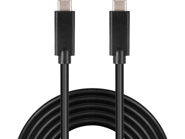 PremiumCord USB-C kábel (USB 3.1 gen 2, 3A, 10Gbit/ s) čierny, 2m
