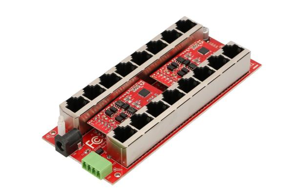 POE-PAN8-GBATF 802.3af/ at GB tienený 8port Poe 