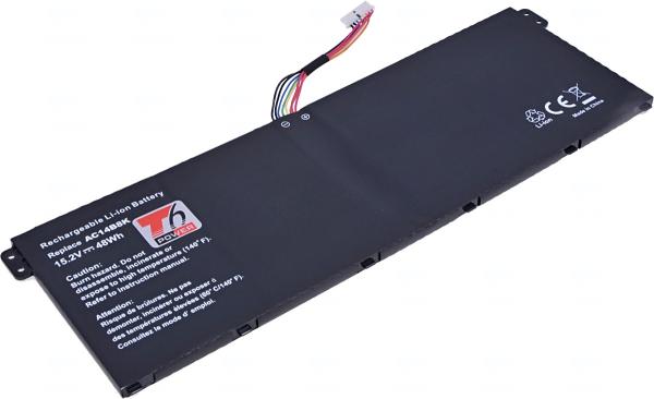 Batéria T6 Power Acer Aspire ES1-311, ES1-511, E5-571, E5-731, E5-771, 3150mAh, 48Wh, 4cell, Li-ion