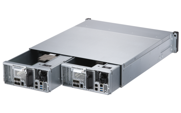 QNAP ES2486dc-2142IT-96G (8C/ Xeon D-2142IT/ 1, 9-3, 0GHz/ 96GBRAM/ 24xSAS/ 6xGbE/ 8xSFP+/ 4xUSB3.0/ 2xPCIe) 