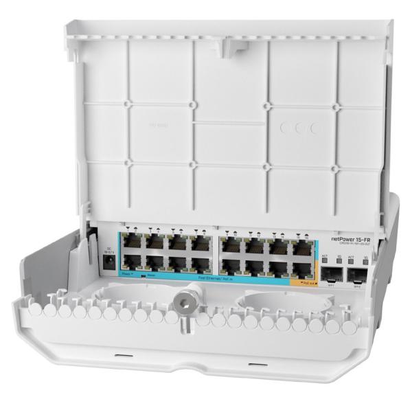 MIKROTIK RouterBOARD Cloud Router Switch  CRS318-1Fi-15Fr + L5 (800MHz; 256MB RAM; 16x LAN; 2x SFP) 