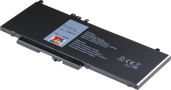 Batéria T6 Power Dell Latitude E5270, E5470, E5570, Precision 15 3510, 8100mAh, 62Wh, 4cell, Li-pol