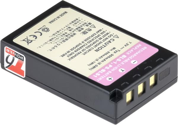 Batéria T6 power Olympus PS-BLS1, 900mAh, 6, 5Wh