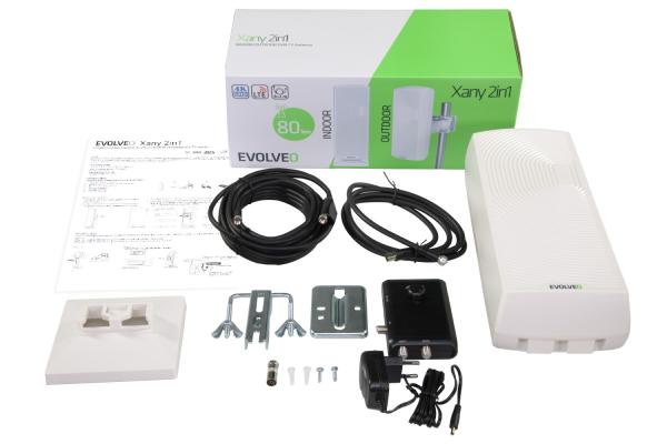 EVOLVEO Xany 2in1, aktívna vonkajšia/ izbová anténa DVB-T2, LTE filter 