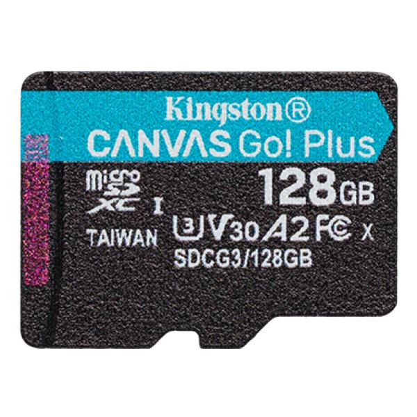 Kingston Canvas Go Plus A2/ micro SDXC/ 128GB/ UHS-I U3 / Class 10