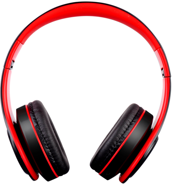 Bezdrátová sluchátka S5, černo/ červené 